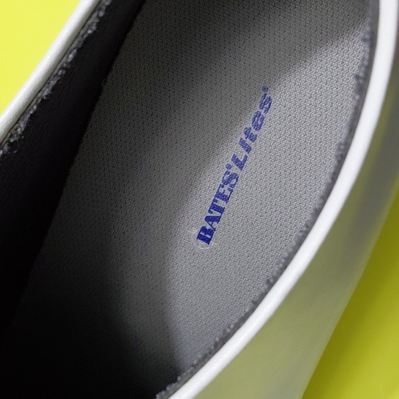 BATES LITES Men's White Leather Upper Oxford Lace Up Shoes Size 13 - Picture 8 of 10